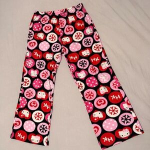 Hello Kitty Print Soft Pajama Pants